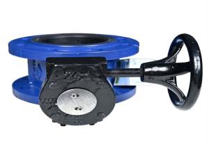 Quality Ductile Iron Material 1.6mpa Butterfly Valve Flange Type Line Epdm Seat Water wholesale