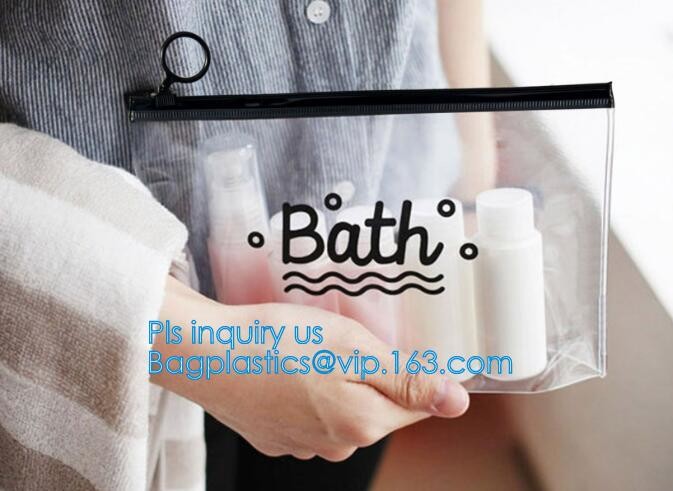 underwear packing slider zipper bags with hanger, Cosmetic k clear bubble bags, Manufacturer Clear Vinyl Slider Ba