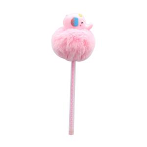 Quality Plastic Pink Fluffy Pastel Plush Pen 0.5mm Nib Ultralight Durable wholesale