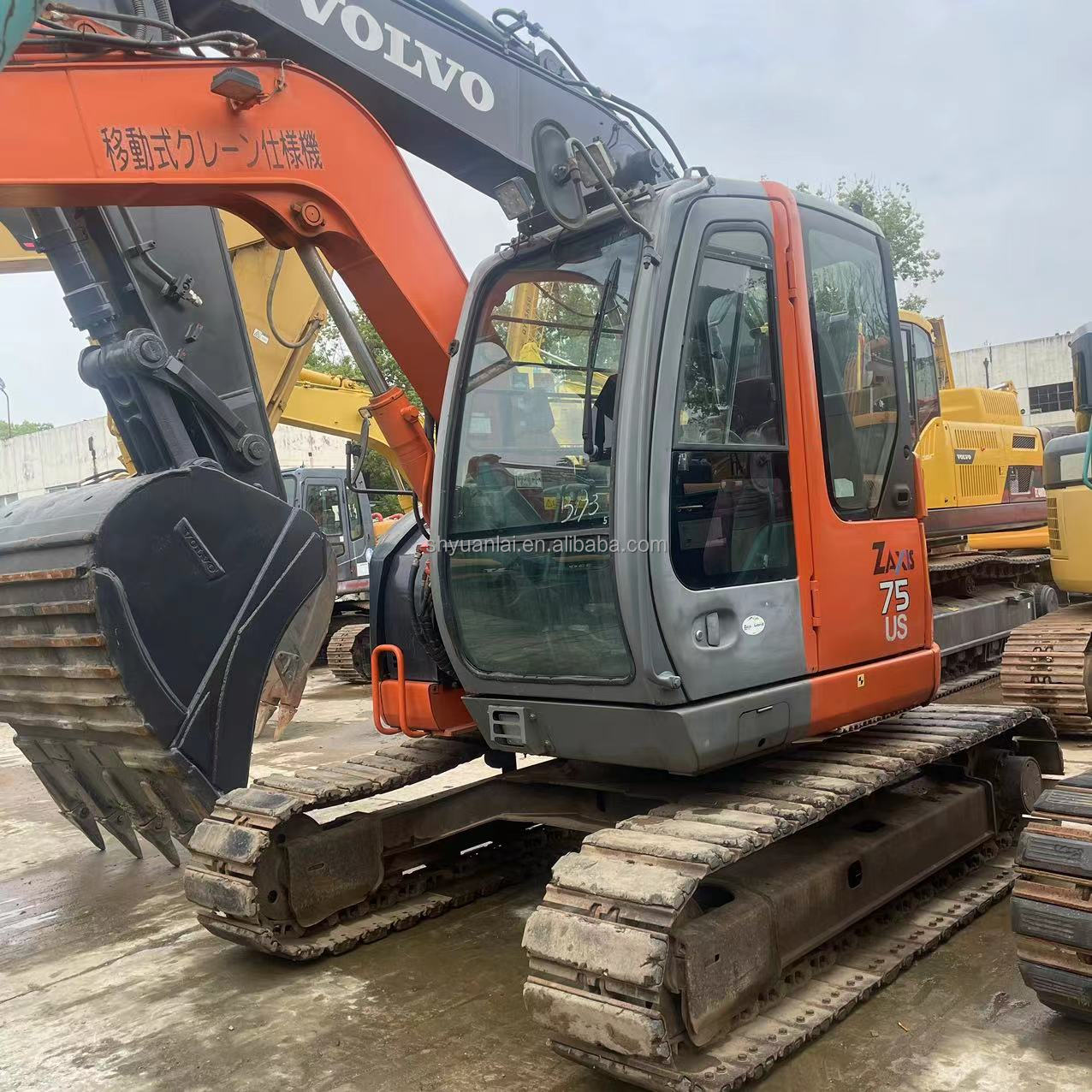 Japan Mini Used Hitachi ZX70 Excavator With Original Hydraulic Cylinder