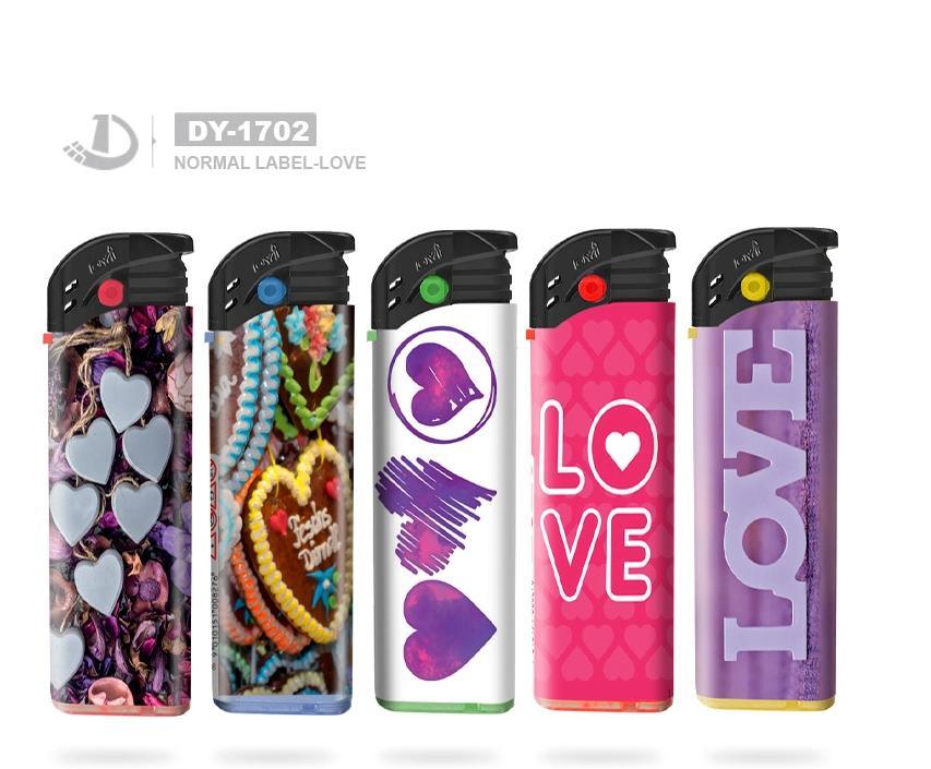 Dy-1702 Customized Design Style Cheap Cigarette Electronic Lighter