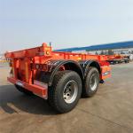 Skeleton 2 Axle 20feet Shipping Container Delivery Trailer