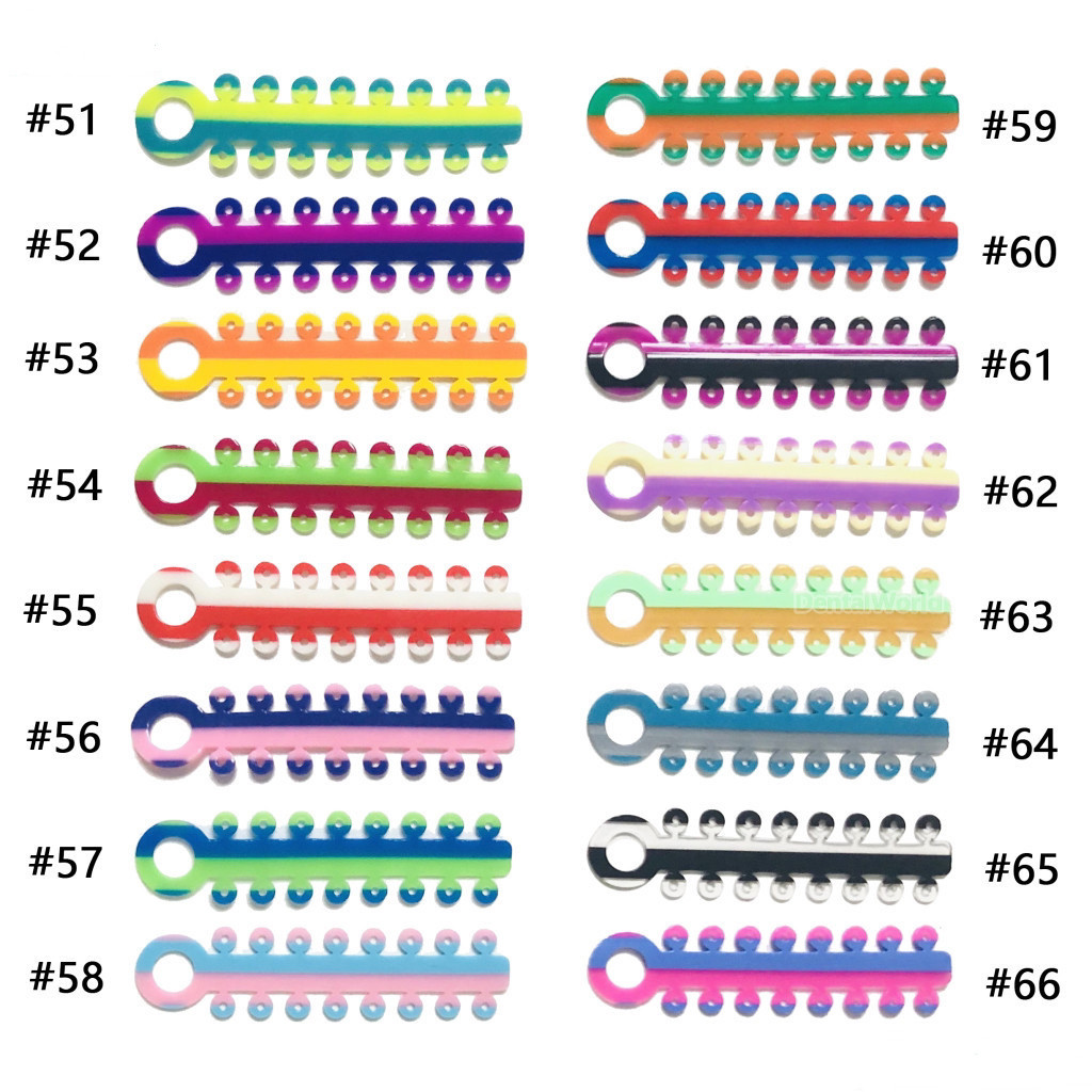 Dental Orthodontic Elastics Braces Power Chain For Teeth Straightening