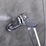 Washroom Rainfall Bath Shower Mixer Set Hot cold water Function