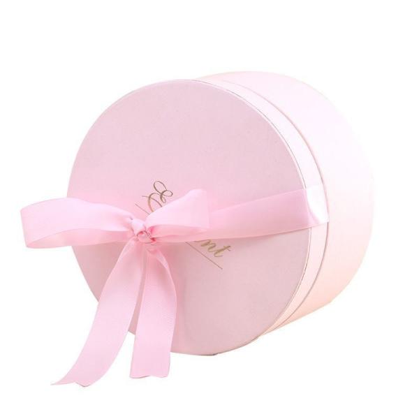 Christmas Decoration Recycled Paper Cans Packaging Gift Box Round Cardboard