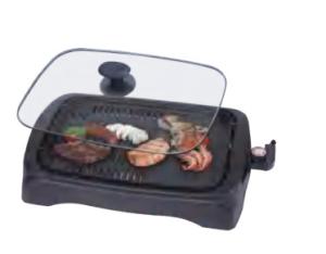 Quality Black Portable BBQ 1250W Infrared Smokeless Grill Easy Cleaning wholesale