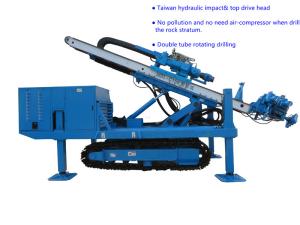 China Φ150～Φ250 Hydraulic Impact  80~100 m   Top Drive Anchor Drilling Rig on sale
