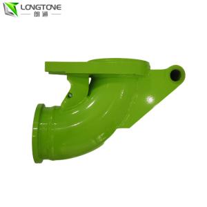 Quality DN180 Truck Mounted Concrete Pump Elbow Outlet Hi-Mn 13 Casted wholesale