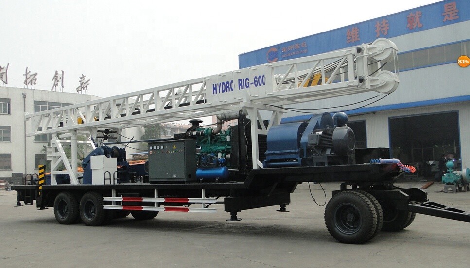 380V BZT600 Water Well Drilling Machine / Rotary Drilling Rig Hard Rock