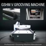 Hydraulic CNC V Grooving Machine For Stainless Steel In Elevator Industry