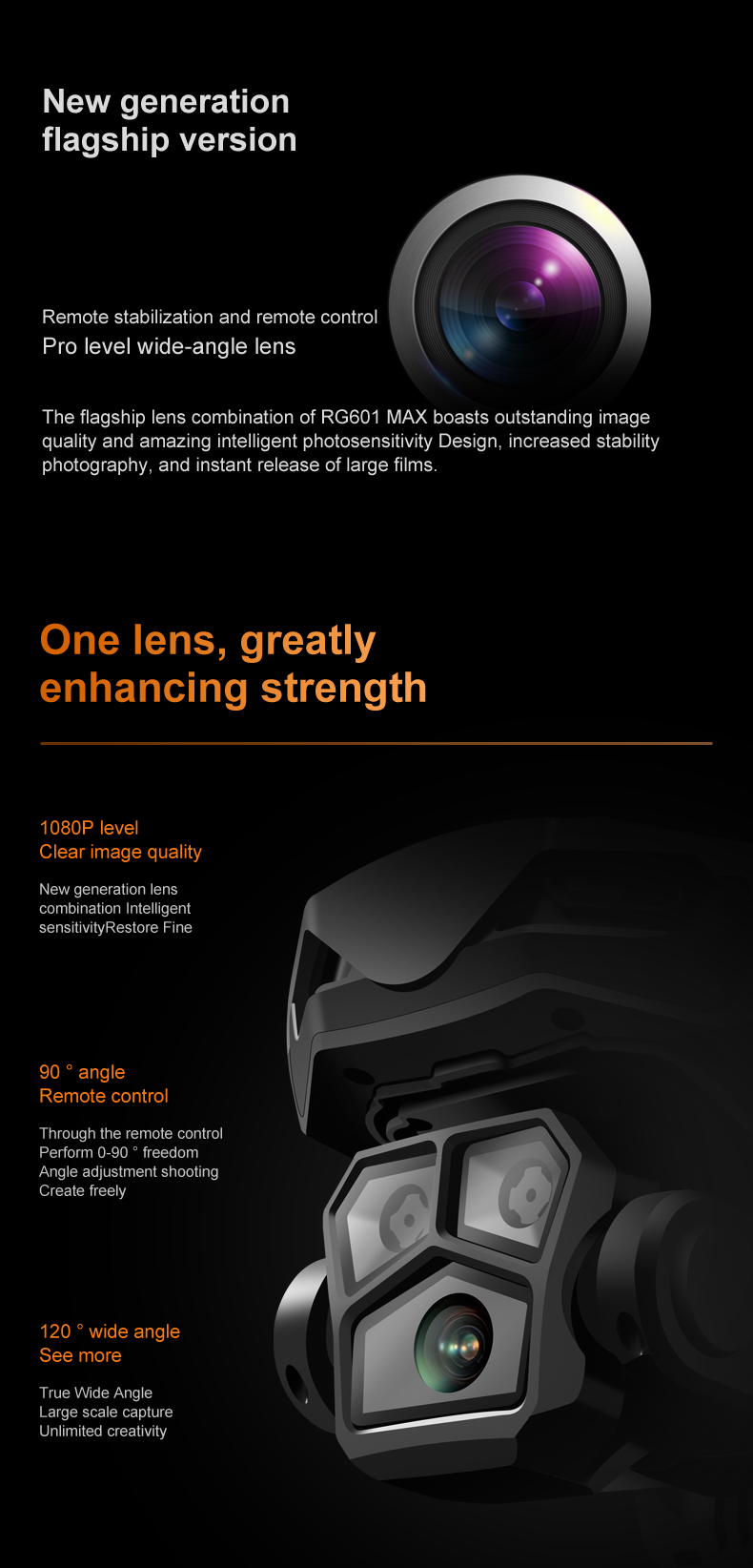 Rg601 Drone with Wifi Fpv 4k 1080p Dual Cameras 360 Laser Obstacle Avoidance and Brushless Motor Control Type Remote Control