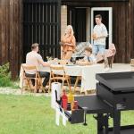 Universal BBQ Grill caddy with Paper Towel Holder Knife Holder Outdoor 28" 36"