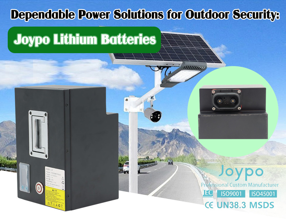 Rechargeable 12 Volt LiFePO4 Lithium Ion Battery For Security Camera Outdoor Solar Lights
