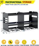 Wall Mounted Garage Cordless Power Tool Pegboard Hook Organizer Storage Rack 6