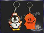 Professional Creative Custom Plastic Medallions For PVC Keychain Making