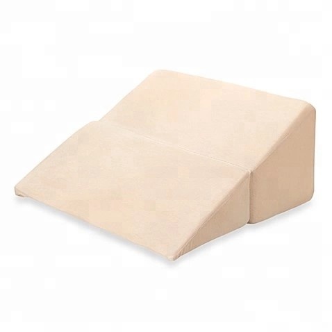 Folding Sex Reflux Wedge Shaped Pillow , Height Adjustable Shredded Memory Foam Pillow