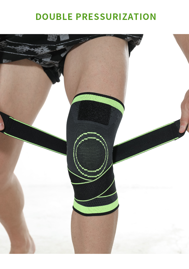 Multicolour Sports Knee Pads Breathable Nylon Knee Pads For Bike Riding