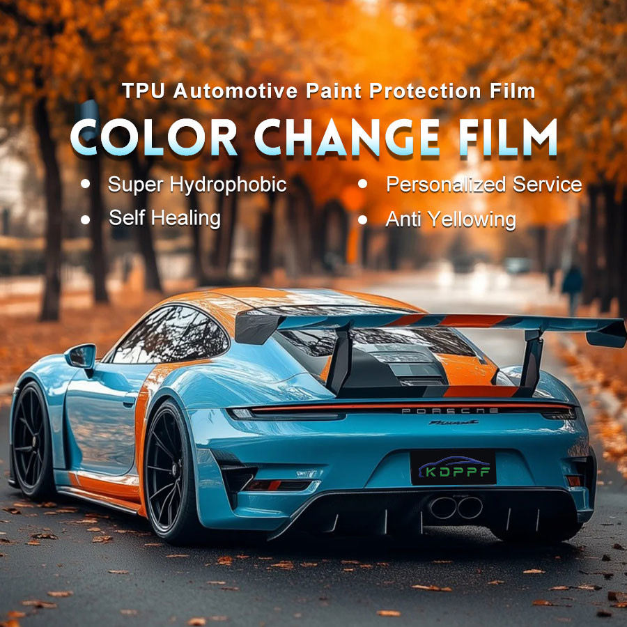 UV Protected Glossy Car Color PPF Easy Install Paint Protection Film self healing Self-Adhesive Car Wrap
