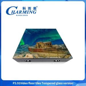 Quality Customization P3.91 Video Panel Display SMD1921 Indoor And Outdoor Glass +Gob Cover+Iron Frame Sign Led Dance Floor For Rental wholesale