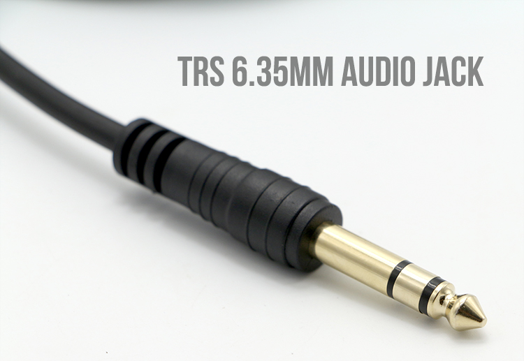 3M Gold Plated 6.35mm Jack 1/4 inch TRS Male To 1/4 inch TS Jack Female Audio Jack Stereo Cable