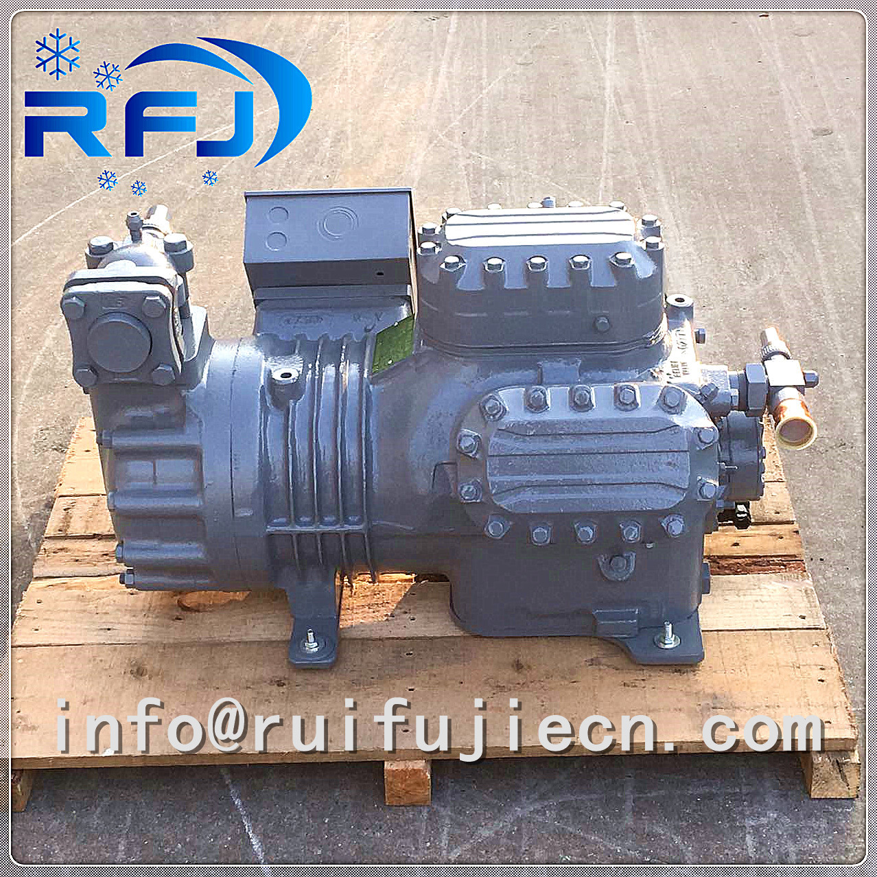 D6SF-200X Semi Hermetic Refrigeration Compressor R407 DWN Copeland For Big Cold Room