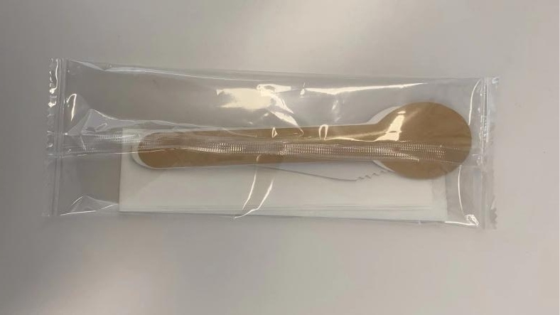 Cutlery Spoon Knife Fork Paper Packing Machine Automatic Horizontal Pillow Type Paper Machinery & Hardware Pouch