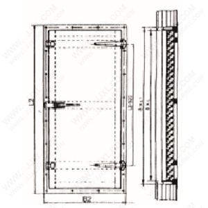 Quality Stainless Steel Refrigerated Door wholesale