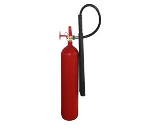 Quality 9 Kg Carbon Dioxide Portable Fire Extinguishers Copper Valves With Chrome Plated wholesale