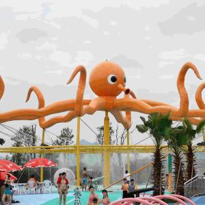 Quality Aqua Park Equipment Octopus Commercial Spray Park Equipment With Water Spray wholesale