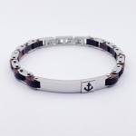 Stainless steel fashion trend jewelry men's titanium steel bracelet
