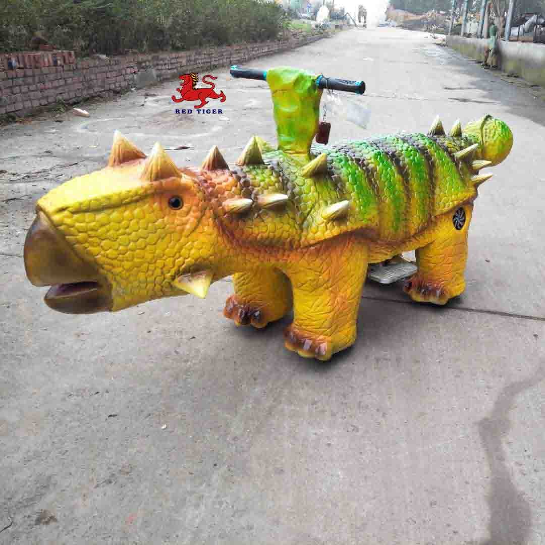 Money Making Animatronic Rides , Realistic Dino Ride with Alive Roaring Sound