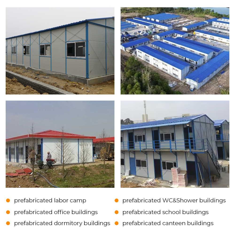 20FT/40FT Customized Modular Homes Prefabricated House for Safe and Eco-Friendly Living