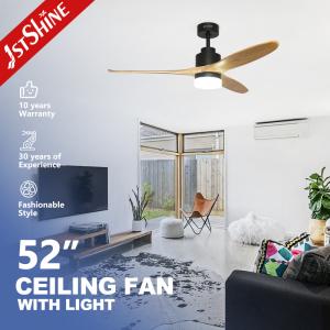 Quality Wobble Free 3 Solid Wood Blade Ceiling Fan With Remote Control wholesale