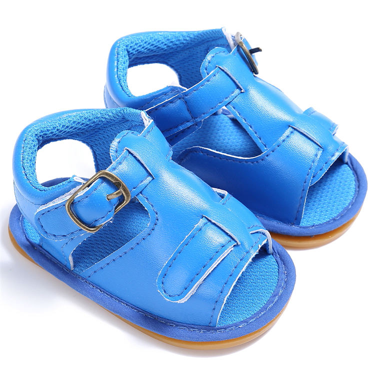 high quality infant Sandals Rubber soft-sole Newborn First walker baby shoes for Boy and Girl