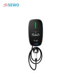 Electrical Plug Black Commercial EV Charging Station Electric Car Charging Cable