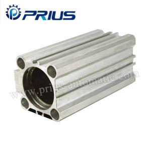 Quality CQ2 Square Aluminum Air Cylinder Tubing , SMC T... wholesale