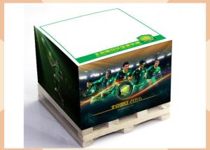 Quality Promotional Personalized Memo Pads Lateral Printing With Wooden Pallet wholesale
