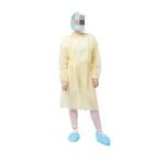 Knitted Cuffs Breathable Isolation Gown