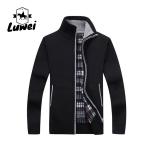 Autumn Thicken Plus Polyester Black Thick Velvet Sweater Utility Male Clothing