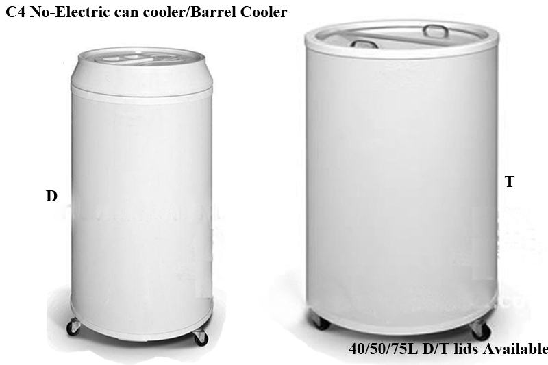Can Cooler C4 75L No electric Barrel Cooler