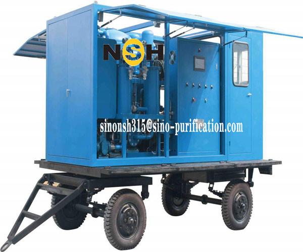 500L/Min Degassing Dehydration Vacuum Oil Purifier Machine oil filtration