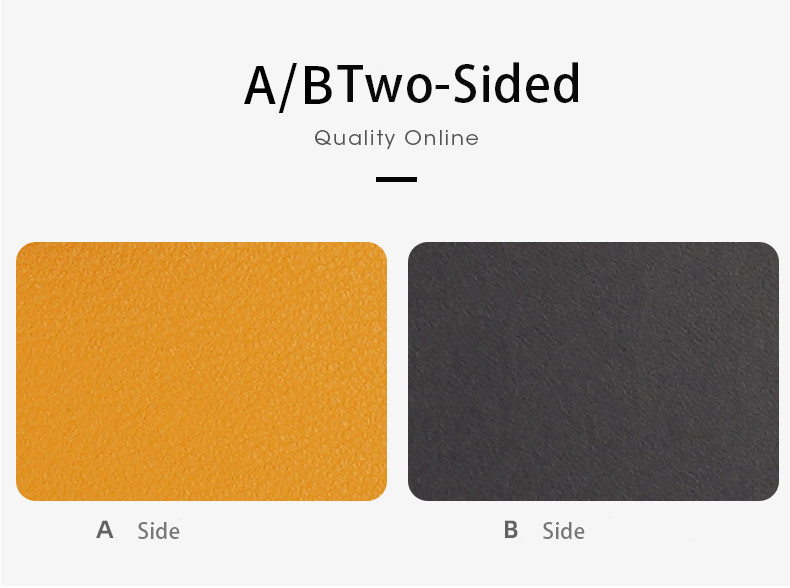 Slip Resistant PU Leather Mouse Pad Mat Multicolor OEM ODM