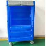 1000 Liter Laundry Linen Trolley Dolly For Material Handling