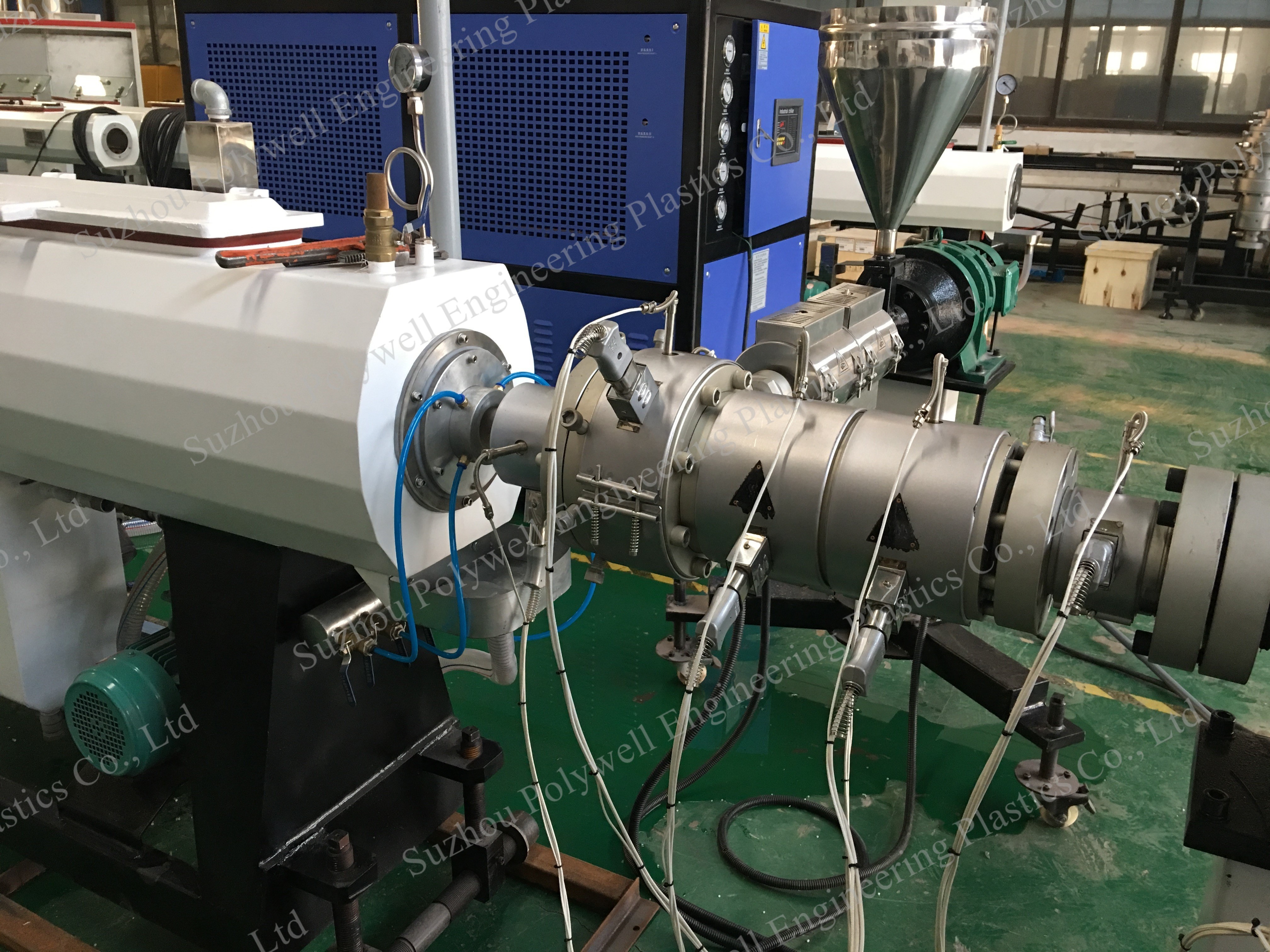UPVC Profile Extrusion Machinery Profile Production Line Window And Door Profile Frame Extruder Machine