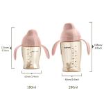 Antibacterial Reusable HEORSHE Sippy Cup Water Bottle