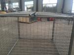 Construction Building Rubbish Cage Brisbane Cage With 2 Gates / Lids