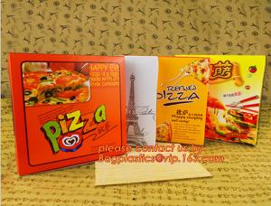 China Custom Printed Corrugated Cardboard Recycle Paper Pizza Box Custom Kraft Paper Pizza Box, Fast Food Box on sale