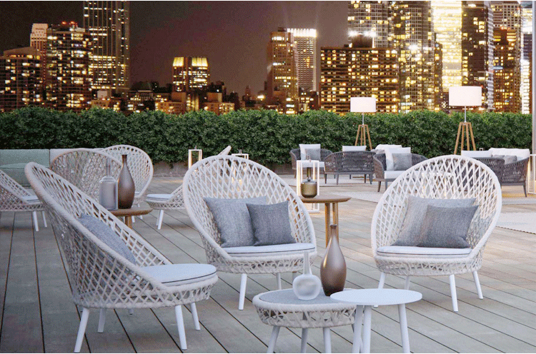 3pcs Waterproof Wicker Chairs Rattan Chairs Outdoor For Relaxation