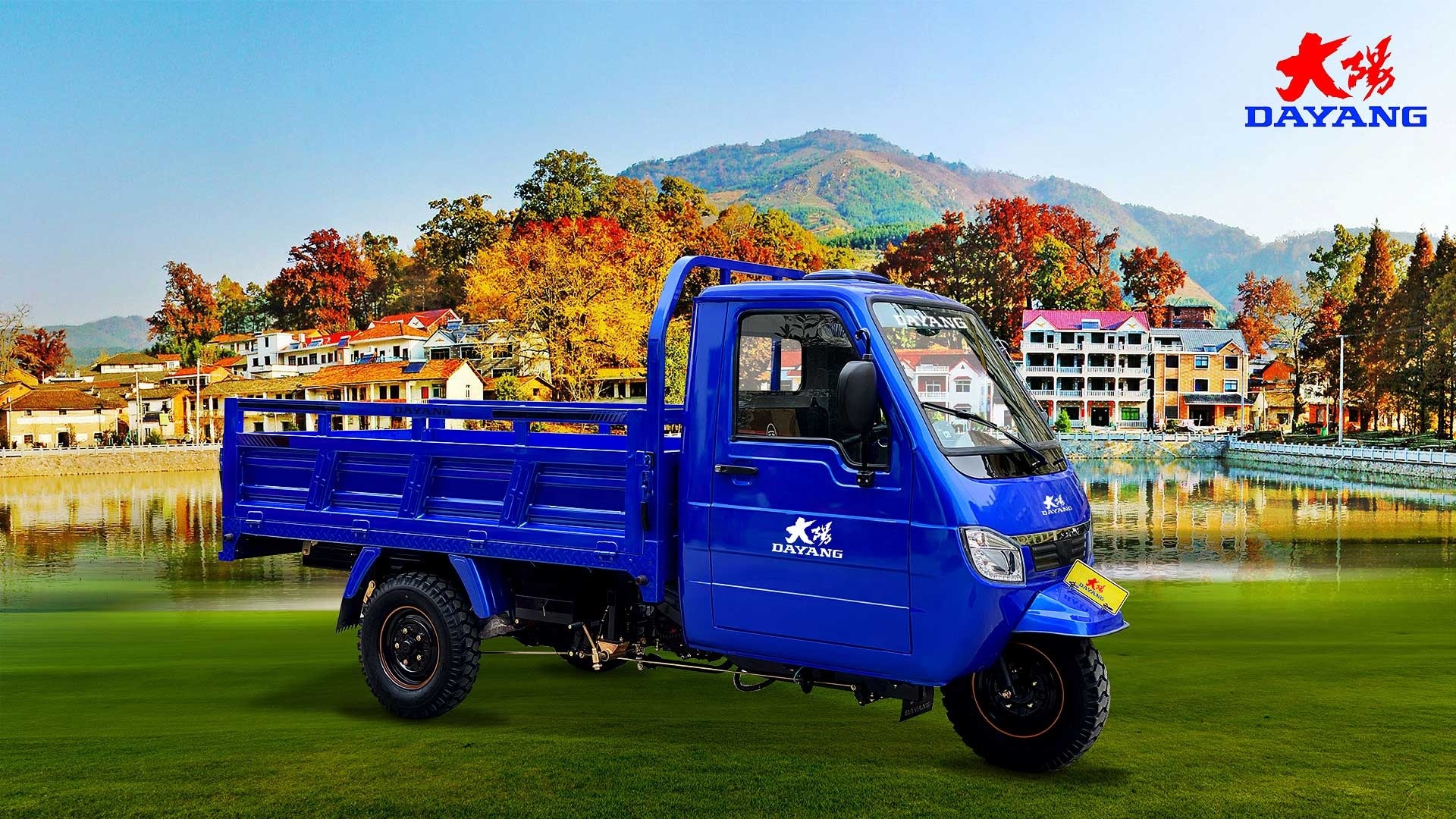 Motorized Tricycles for Adults 1200kg Loading Capacity Maximum Speed ≥70Km/h