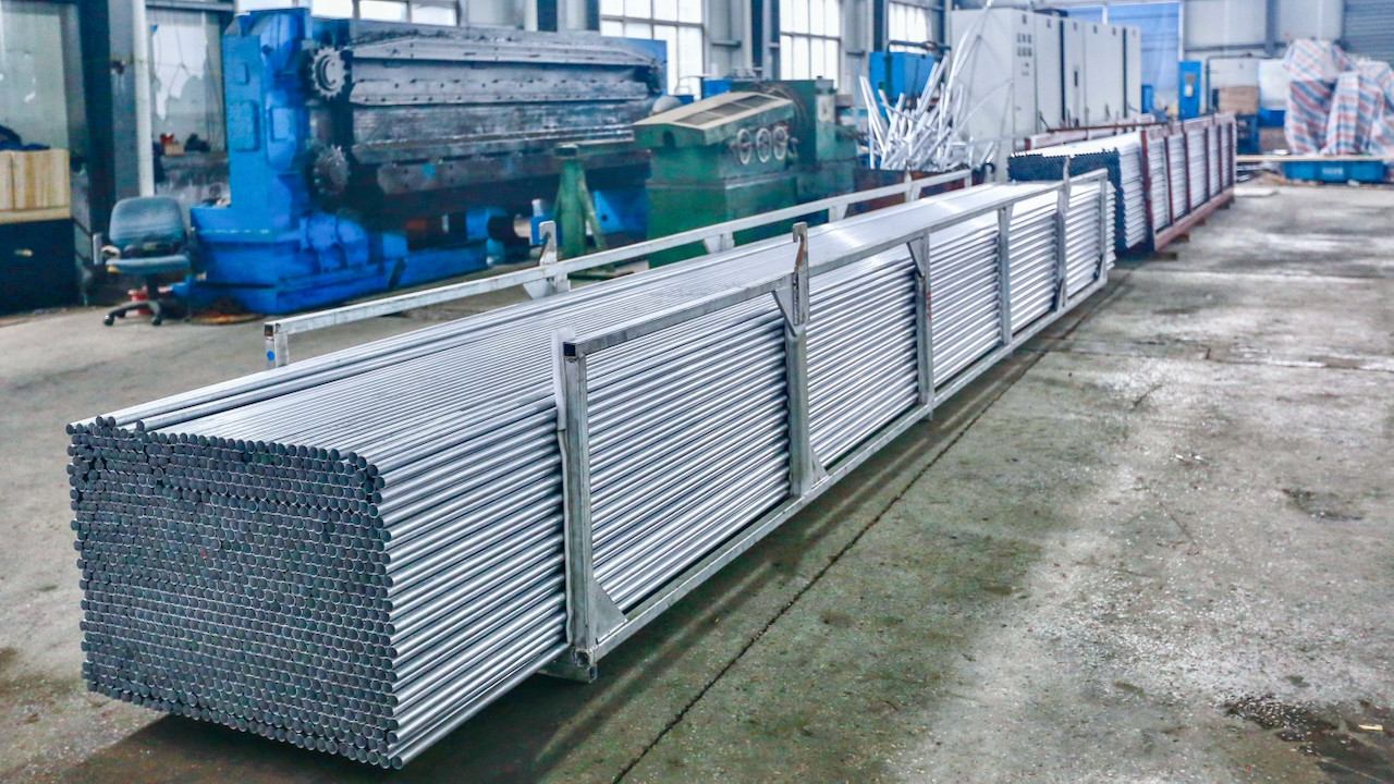 3103 H12 Outside Diameter 6.8 Mm Corrosion Resistant Aluminum Alloy Heat Pipe Silver